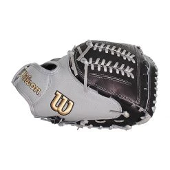 Hot Sale ⭐ Wilson A2000 SuperSkin FPCM 34" Fastpitch Softball Catcher's Mitt: WBW10021834 Black, Grey 🔔 -Glovegear Store 34b7 09 20 wilson a2000 superskin fpcm 34 fastpitch softball catchers mitt wbw10021834 33637 4 l
