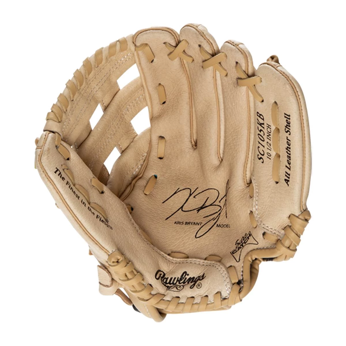Best Sale ❤️ Rawlings Sure Catch 10.5" Kris Bryant Youth Baseball Glove: SC105KB Tan ✔️ 4 Best Sale ❤️ Rawlings Sure Catch 10.5" Kris Bryant Youth Baseball Glove: SC105KB Tan ✔️ - Image 2