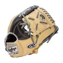 Best Pirce 🧨 Rawlings Heart of the Hide 11.5" Baseball Glove: PRONP4-8BCSS Black, Silver, Tan 🔔 -Glovegear Store 35f3 12 21 rawlings heart of the hide 11 5 baseball glove pronp4 8bcss 34603 3 l