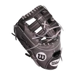 Best Sale ⌛ Wilson A1000 1620 12.5" Baseball First Base Mitt: WBW100140125 Black, Grey ✔️ -Glovegear Store 381c 03 21 wilson a1000 1620 12 5 baseball first base mitt wbw100140125 34275 5 l