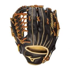 Flash Sale ⭐ Mizuno Pro Select 12.75" Baseball Glove: GPS2-700DS Black, Tan 🌟 -Glovegear Store 382f 12 21 mizuno pro select 12 75 baseball glove gps2 700ds 34543 14 l