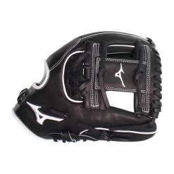 Flash Sale ❤️ Mizuno Pro Select 11.75" Fastpitch Softball Glove: GPSF1175BK Black, White ✨ -Glovegear Store 3b4f 09 18 30755 3 m
