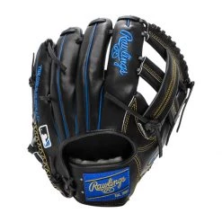 Outlet ✔️ Rawlings Pro Preferred 11.5" Baseball Glove: PROSNP4-20BR Black, Blue 🌟 -Glovegear Store 3bd2 12 21 rawlings pro preferred 11 5 baseball glove prosnp4 20br 34617 7 l