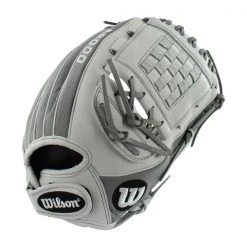 Brand new 🧨 Wilson A2000 SuperSkin 12" Fastpitch Softball Glove: WTA20RF19P12 Grey, White ❤️ -Glovegear Store 3d31 07 18 30516 2 m