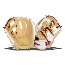Cheap 🥰 Wilson A2000 SuperSkin FP75 11.75" Fastpitch Softball Glove: WBW1002081175 Tan, White 🛒
