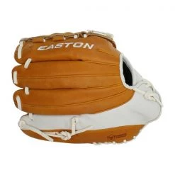 Outlet ⌛ Easton Professional Collection 12" Fastpitch Softball Glove: PC1200FP Brown, White 🤩 -Glovegear Store 3f5e 08 18 30241 4 m