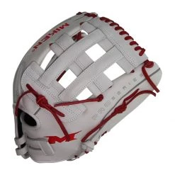 Top 10 ⭐ Miken Pro Series 13.5" Slow Pitch Softball Glove: PRO135-WS Red, White 💯 -Glovegear Store 3fa5 02 21 miken pro series 13 5 slow pitch softball glove pro135 ws 31195 3 l