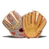 Best deal ✨ Wilson A2000 SuperSkin OT7 12.75" Baseball Glove: WBW1001041275 Grey, Red, Tan ✔️ -Glovegear Store 431c 10 21 wilson a2000 superskin ot7 12 75 baseball glove wbw1001041275 33610 1 l