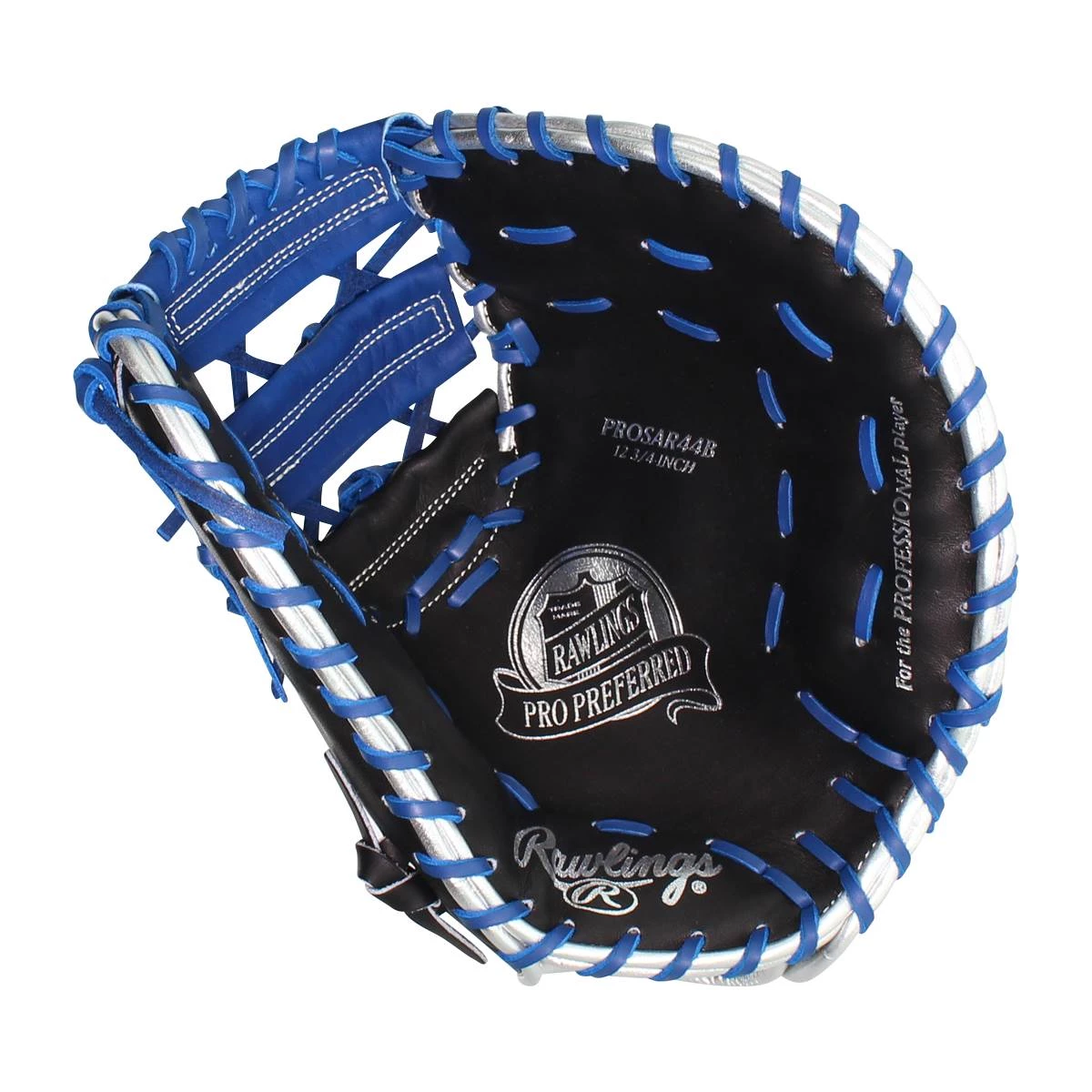 Hot Sale ๐งจ Rawlings Pro Preferred 12.75" Anthony Rizzo First Base Mitt: PROSAR44B Black, Blue, Silver ๐ 18 Hot Sale ๐งจ Rawlings Pro Preferred 12.75" Anthony Rizzo First Base Mitt: PROSAR44B Black, Blue, Silver ๐ - Image 16