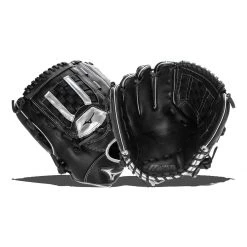 Cheap 🌟 Mizuno MVP Prime SE 12'' Baseball Glove: GMVP1200PSE8 Black/Silver Black 🌟