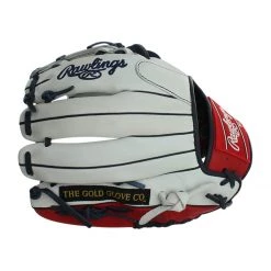 Buy 🧨 Rawlings HOH Mark of a Pro 11.5" Baseball Glove: SP204-2WS White, Red, Navy 👍 -Glovegear Store 438a 10 20 rawlings hoh mark of a pro 11 5 baseball glove sp204 2ws 33457 5 l