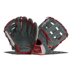 Buy ⌛ Rawlings HOH Mark of a Pro 11.25" Baseball Glove: SPNP2-6GW Grey, Red 🔥
