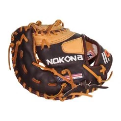 New ⭐ Nokona Alpha Select 10.5" Youth First Base Mitt: S-130C Brown 🔔 -Glovegear Store 4654 08 20 nokona alpha select 10 5 youth first base mitt s 130c 28920 5 l