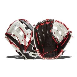 Buy 👍 Miken Player Series 15" Slow Pitch Softball Glove: PS150-PH Black, Red, White 😀