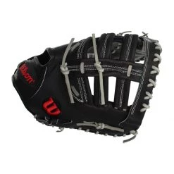Flash Sale 😍 Wilson A2000 SuperSkin 12.25" First Base Mitt: WTA20RB202820SS Black 😉 -Glovegear Store 4919 08 19 31803 3 l