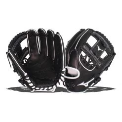 Flash Sale ❤️ Mizuno Pro Select 11.75" Fastpitch Softball Glove: GPSF1175BK Black, White ✨ -Glovegear Store 4968 09 18 30755 l