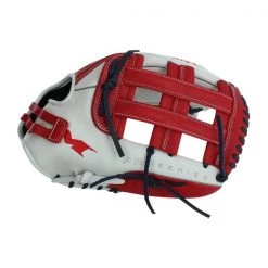 New 🌟 Miken 14" Pro Series Slow Pitch Softball Glove: PRO140-WSN Grey, Blue, Red 🥰 -Glovegear Store 49e8 03 19 31193 3 m