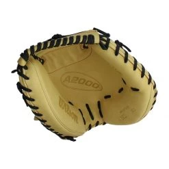 Budget 😉 Wilson A2000 SuperSkin M2 33.5" Baseball Catcher's Mitt: WBW100117335 Black, Tan 😉 -Glovegear Store 4c6e 09 20 wilson a2000 superskin m2 33 5 baseball catchers mitt wbw100117335 33620 6 l