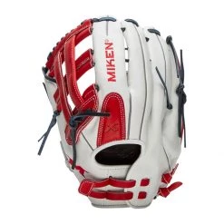 New 🌟 Miken 14" Pro Series Slow Pitch Softball Glove: PRO140-WSN Grey, Blue, Red 🥰 -Glovegear Store 4d98 10 21 miken 14 pro series slow pitch softball glove pro140 wsn 31193 7 l
