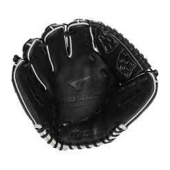 Flash Sale ❤️ Mizuno Pro Select 12.5" Fastpitch Softball Glove: GPSF1250BK Black, White 🎁 -Glovegear Store 4dee 11 21 mizuno pro select 12 5 fastpitch softball glove gpsf1250bk 30759 6 l