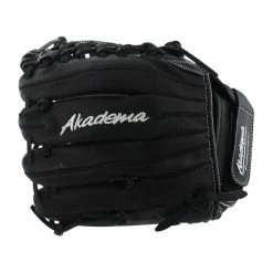 Outlet 💯 Akadema 12" Fastpitch Softball Glove: AJB74 Black 🤩 -Glovegear Store 4fa0 06 18 7142 4 m