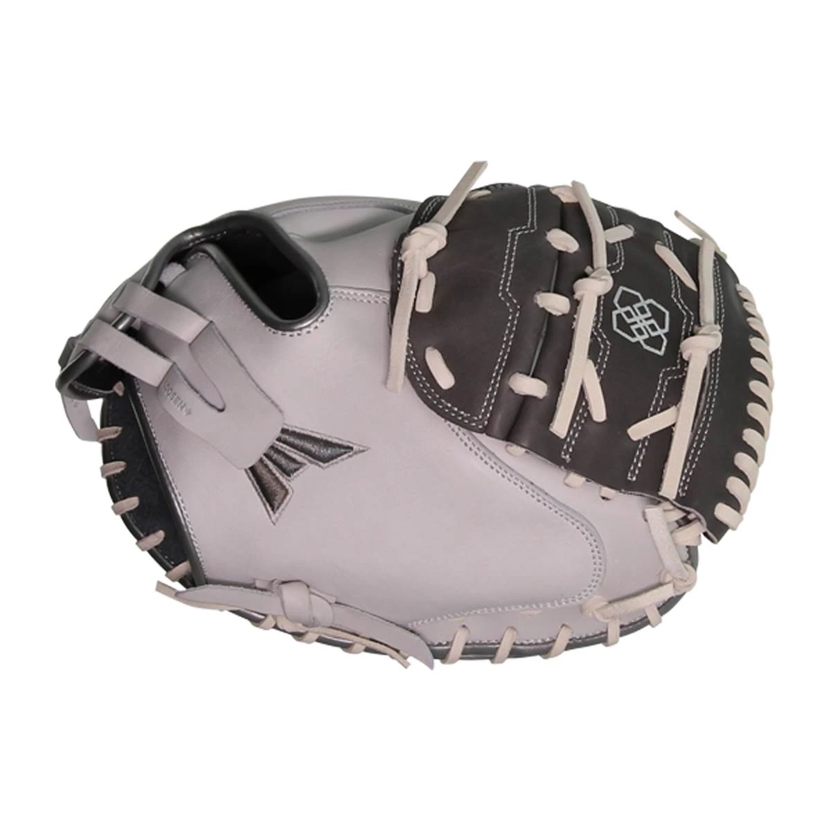 Hot Sale ⭐ Easton Professional Collection 34" Jen Schroeder Fastpitch Catcher's Mitt: RUDI2020 Grey, White ⭐ 6 Hot Sale ⭐ Easton Professional Collection 34" Jen Schroeder Fastpitch Catcher's Mitt: RUDI2020 Grey, White ⭐ - Image 4