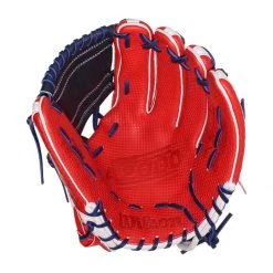 Outlet 😉 Wilson A2000 Kelsey Stewart KS7 12" Fastpitch Softball Glove: WBW10024012 Navy, Red, White ⭐