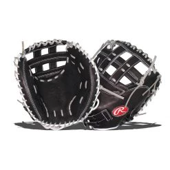 Cheap โ Rawlings Heart of the Hide 33" Fastpitch Softball Catcher's Mitt: PROCM33FP-24BG Black ๐