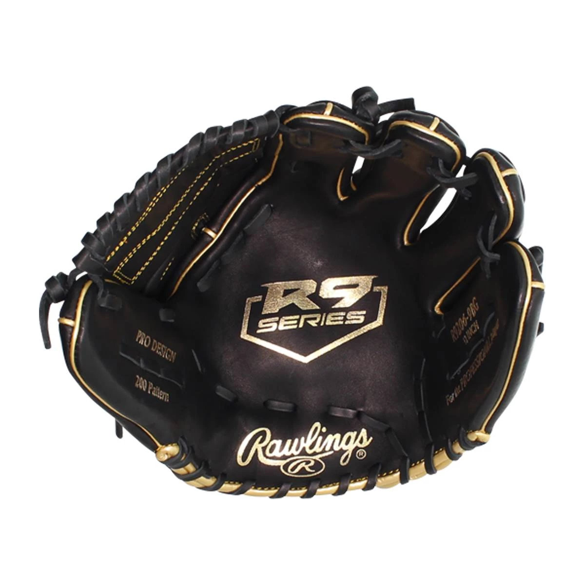 Best Sale 🌟 Rawlings R9 12" Baseball Glove: R9206-9BG Black, Gold 💯 15 Best Sale 🌟 Rawlings R9 12" Baseball Glove: R9206-9BG Black, Gold 💯 - Image 13