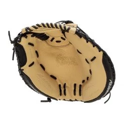 Discount ❤️ Akadema ProSoft Select Series 33" Baseball Catcher's Mitt: ASF441 Black, Tan 🌟 -Glovegear Store 52c0 12 21 akadema prosoft select series 33 baseball catchers mitt asf441 35381 6 l