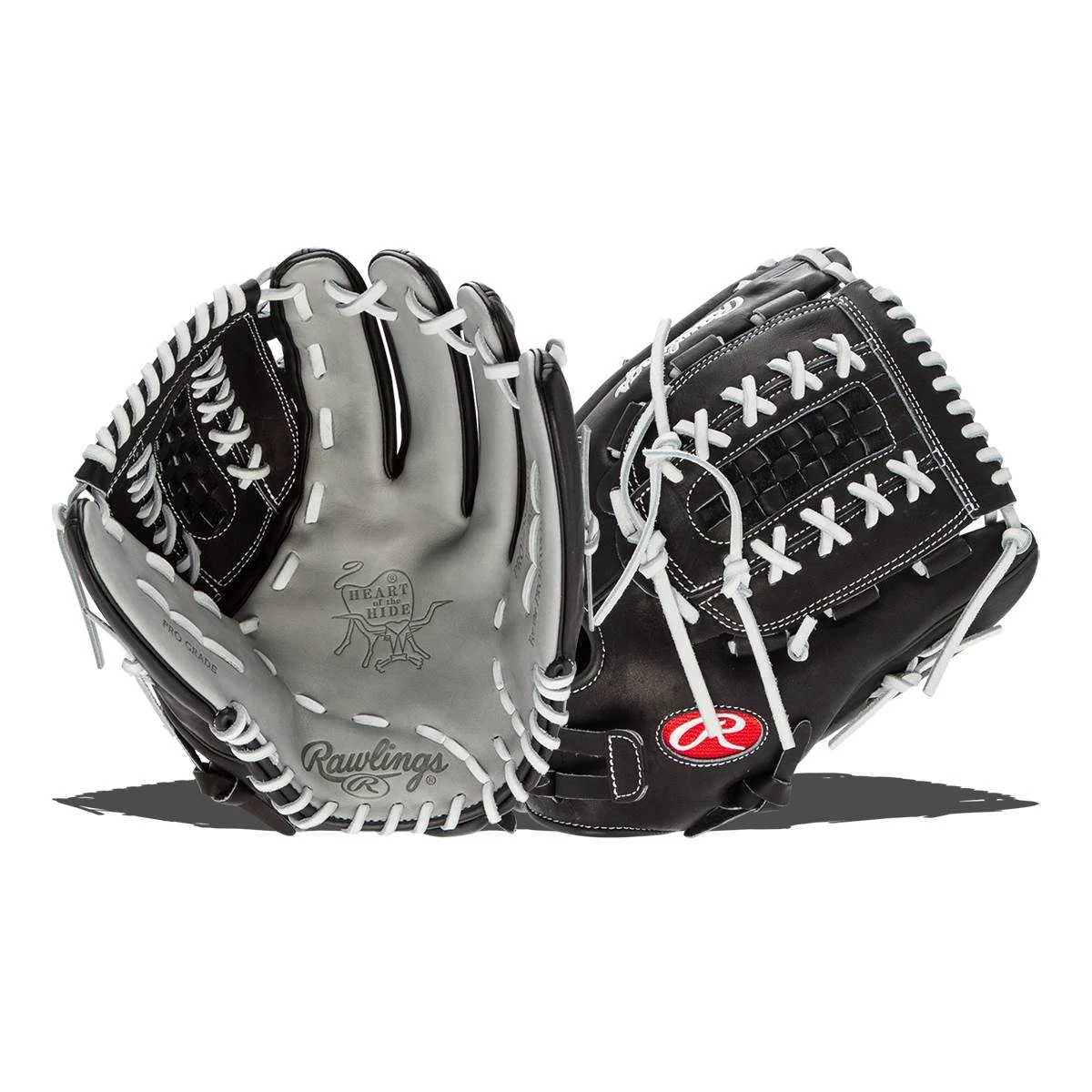New โ Rawlings Heart of the Hide 12.5" Fastpitch Softball Glove: PRO125SB-18GB Black, Grey ๐ 3 New โ Rawlings Heart of the Hide 12.5" Fastpitch Softball Glove: PRO125SB-18GB Black, Grey ๐