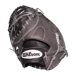 Best Sale ⌛ Wilson A1000 1620 12.5" Baseball First Base Mitt: WBW100140125 Black, Grey ✔️ -Glovegear Store 5564 03 21 wilson a1000 1620 12 5 baseball first base mitt wbw100140125 34275 13 l