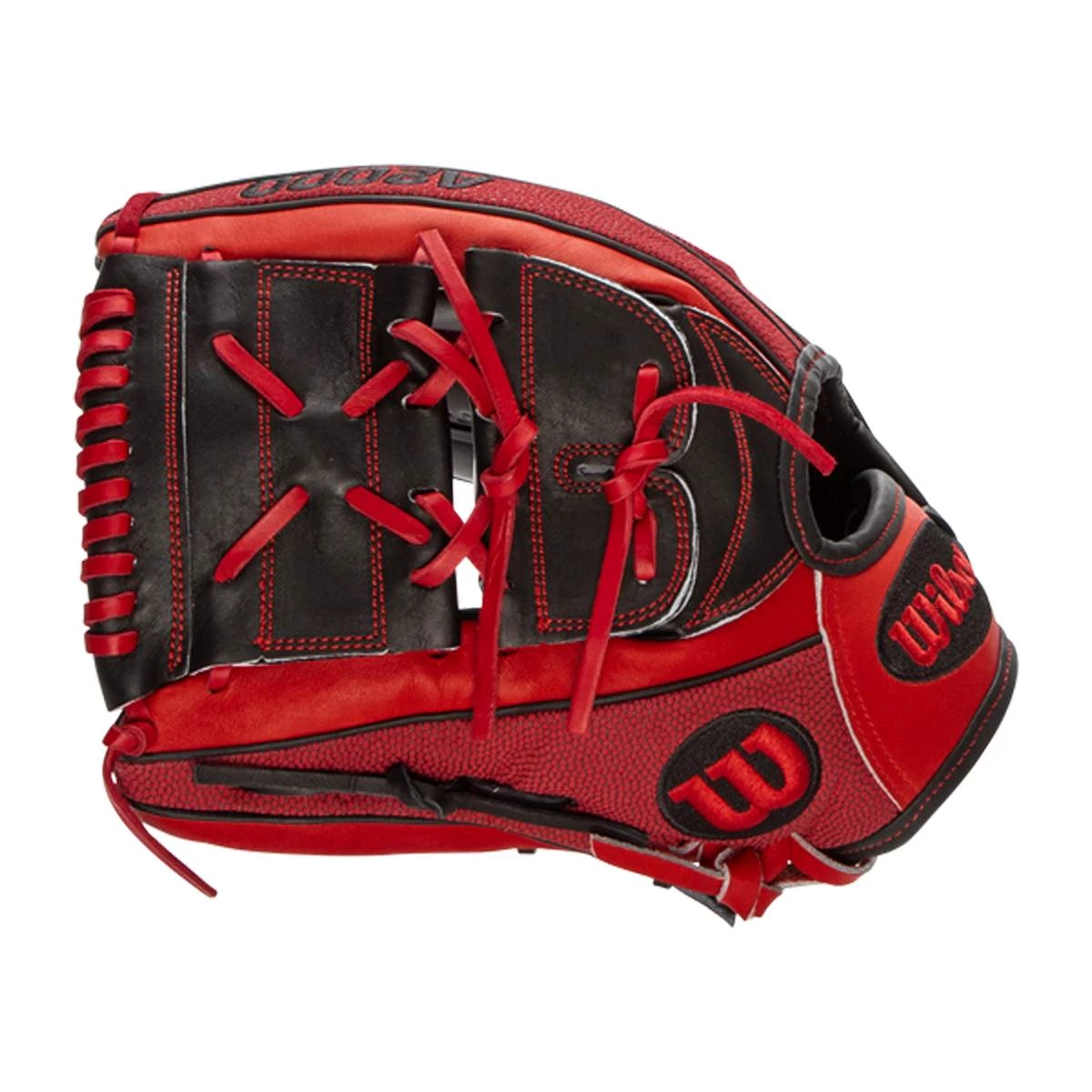 Wholesale ๐ Wilson A2000 SuperSkin 12.25" Monica Abbott Fastpitch Softball Glove: WTA20RF18MA14GM Black, Red โจ 6 Wholesale ๐ Wilson A2000 SuperSkin 12.25" Monica Abbott Fastpitch Softball Glove: WTA20RF18MA14GM Black, Red โจ - Image 4