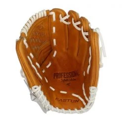 Outlet ⌛ Easton Professional Collection 12" Fastpitch Softball Glove: PC1200FP Brown, White 🤩 -Glovegear Store 5b91 08 18 30241 1 m