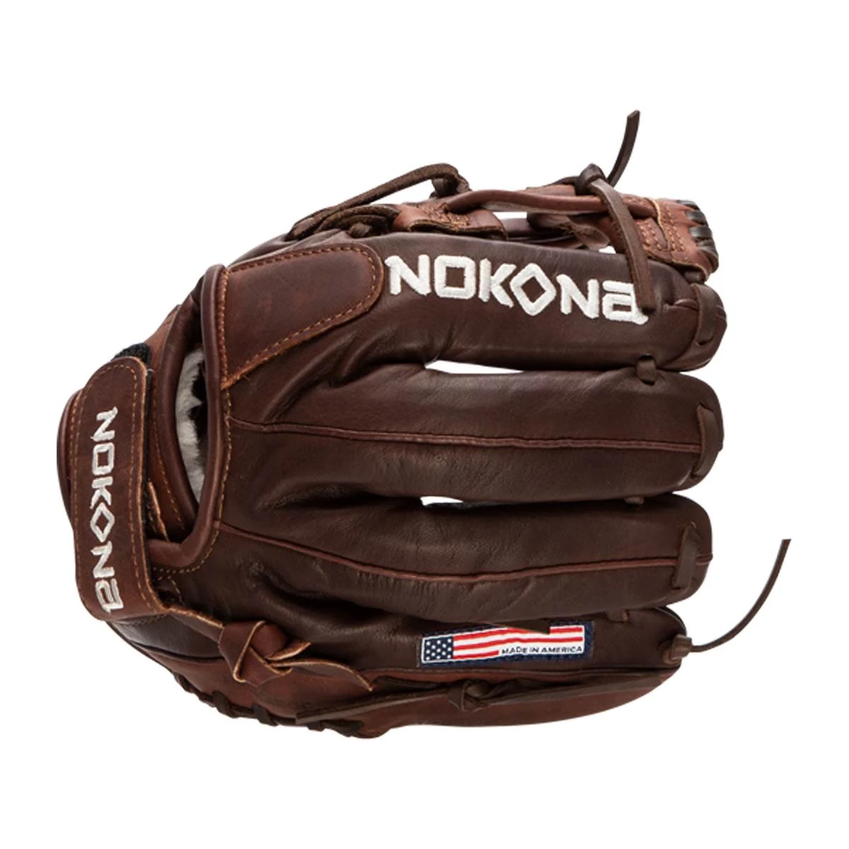 Best Sale 🥰 Nokona X2 Buckaroo 11.75" Fastpitch Softball Glove: X2-V1175I Brown 🔥 7 Best Sale 🥰 Nokona X2 Buckaroo 11.75" Fastpitch Softball Glove: X2-V1175I Brown 🔥 - Image 5