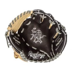 Best Pirce 🧨 Rawlings Heart of the Hide 11.5" Baseball Glove: PRONP4-8BCSS Black, Silver, Tan 🔔 -Glovegear Store 5e81 12 21 rawlings heart of the hide 11 5 baseball glove pronp4 8bcss 34603 6 l
