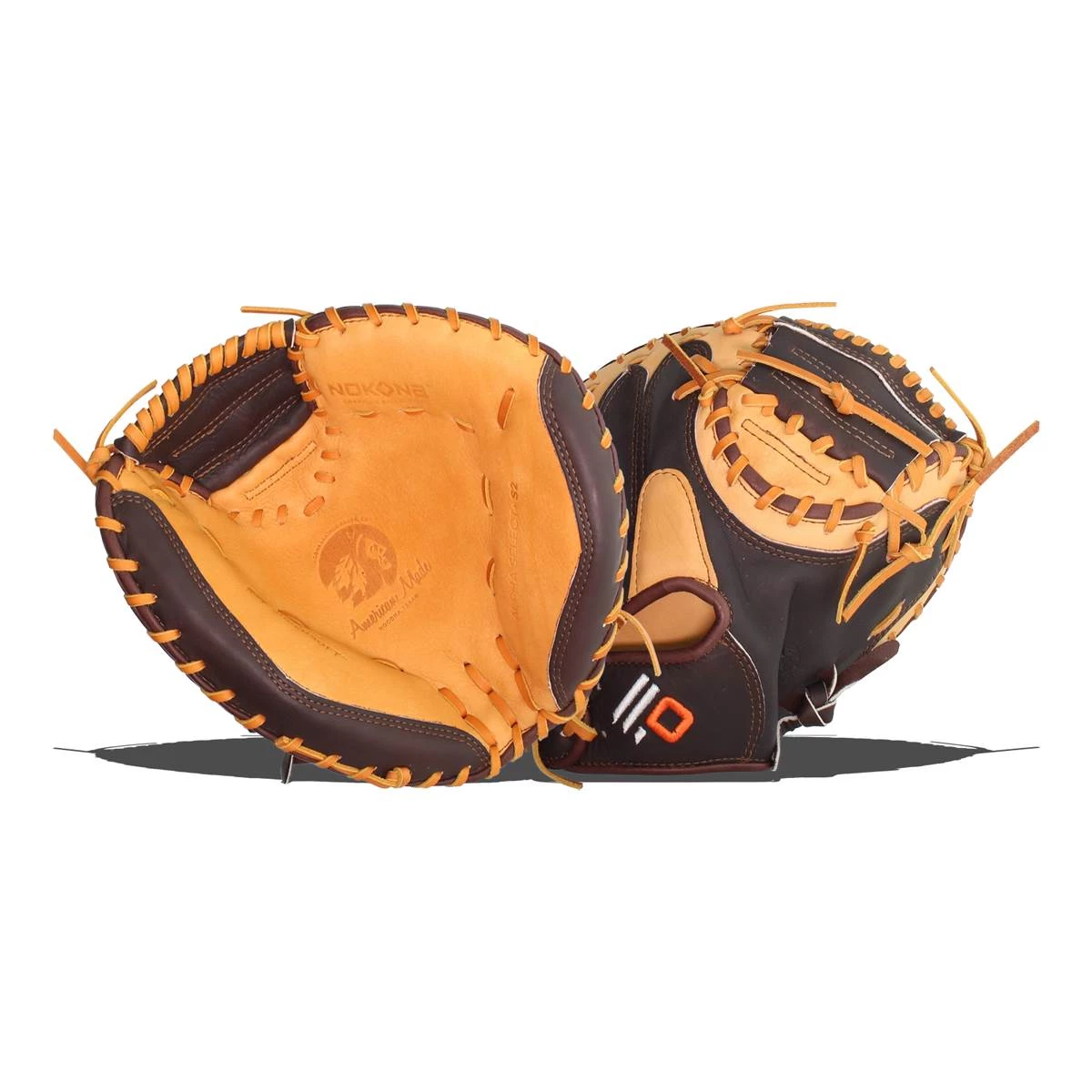 Hot Sale ๐งจ Nokona Select Plus Series 32" Catchers Mitt: S-2 Brown โ 10 Hot Sale ๐งจ Nokona Select Plus Series 32" Catchers Mitt: S-2 Brown โ - Image 8