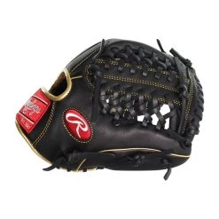 New 🔥 Rawlings R9 11.75" Baseball Glove: R9205-4BG Black, Gold ✨ -Glovegear Store 62f8 11 20 rawlings r9 11 75 baseball glove r9205 4bg 33539 4 l