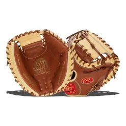 Budget ❤️ Rawlings Pro Preferred 33" Baseball Catcher's Mitt: PROSCM33BRC Brown, Tan ✔️