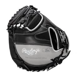 Flash Sale ⌛ Rawlings Encore 32" Baseball Catcher's Mitt: ECCM32-23B Black, Grey, Silver ⭐ -Glovegear Store 6b67 12 21 rawlings encore 32 baseball catchers mitt eccm32 23b 34592 5 l