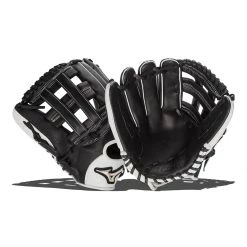 Cheapest 🔥 Mizuno Pro Select 12" Fastpitch Softball Glove: GPSF2-1200 Black, White 🧨