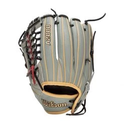 Top 10 ❤️ Wilson A2000 SuperSkin T125 12.5" Fastpitch Softball Glove: WBW100216125 Gold, Grey 😀 -Glovegear Store 6cc8 10 21 wilson a2000 superskin t125 12 5 fastpitch softball glove wbw100216125 33636 13 l