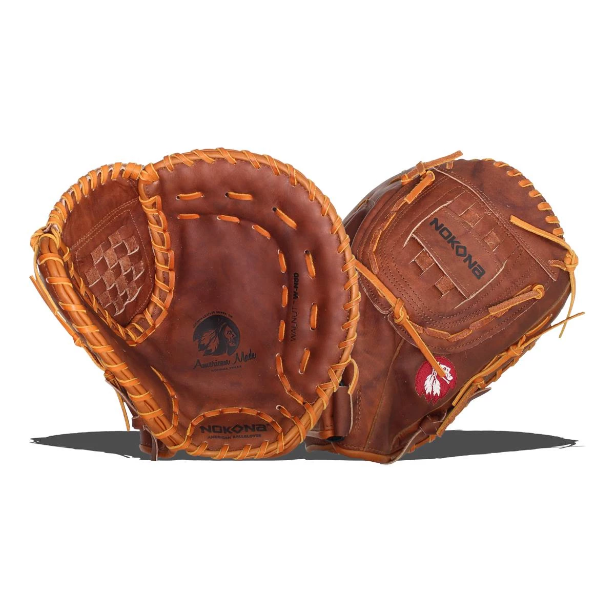Promo ❤️ Nokona Walnut 14" First Base Mitt: W-N80C Brown ✨ 10 Promo ❤️ Nokona Walnut 14" First Base Mitt: W-N80C Brown ✨ - Image 8
