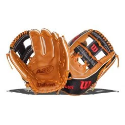 Wholesale 🎉 Wilson A2K 11.75" Baseball Glove: WBW1000601175 Black, Brown, Tan 😉