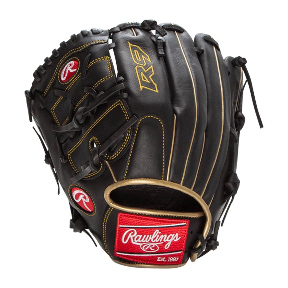 Best Sale 🌟 Rawlings R9 12" Baseball Glove: R9206-9BG Black, Gold 💯 9 Best Sale 🌟 Rawlings R9 12" Baseball Glove: R9206-9BG Black, Gold 💯 - Image 7