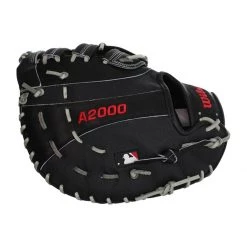 Flash Sale 😍 Wilson A2000 SuperSkin 12.25" First Base Mitt: WTA20RB202820SS Black 😉 -Glovegear Store 7053 08 19 31803 4 l