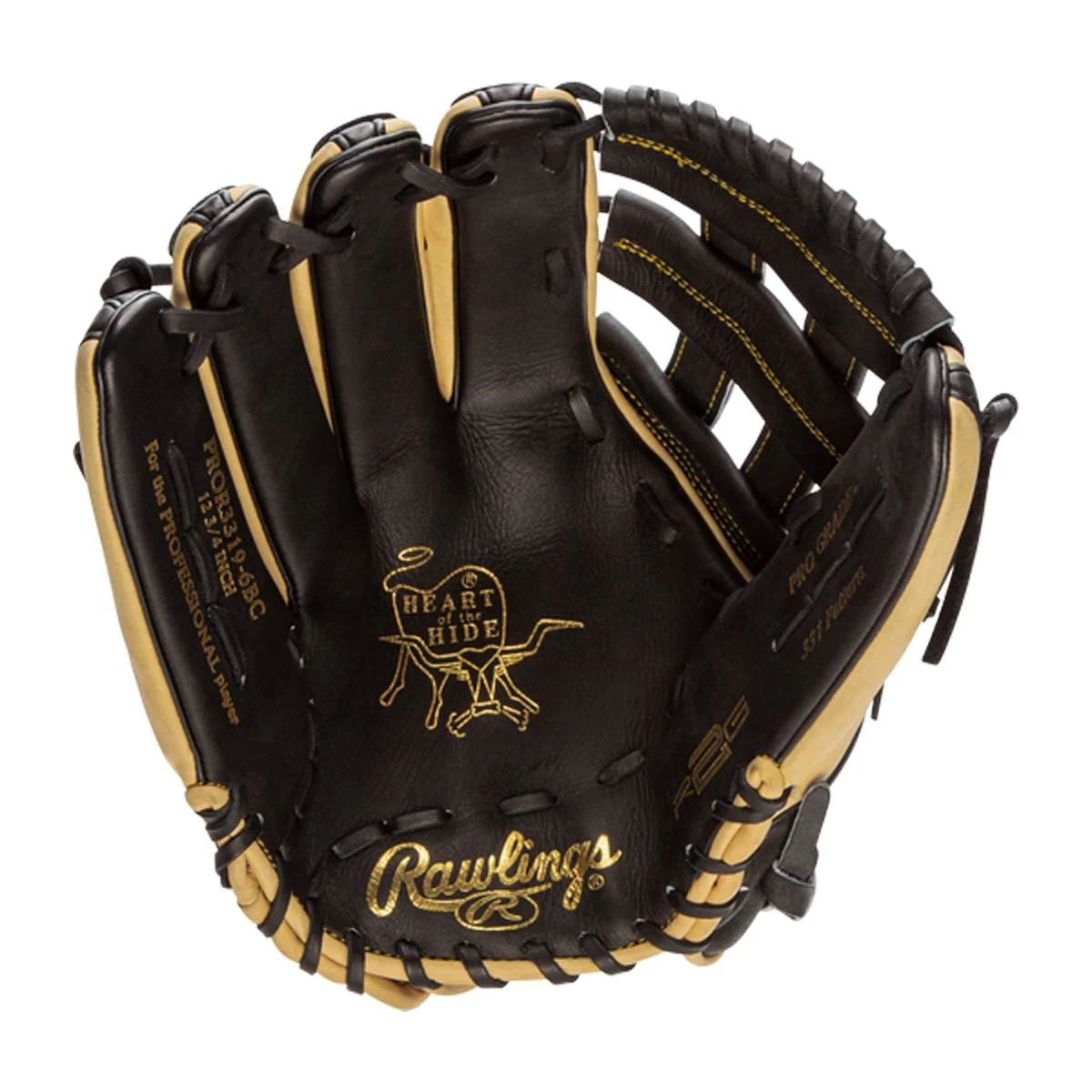 Buy 😉 Rawlings Heart of the Hide R2G 12.75" Baseball Glove: PROR3319-6BC Black, Tan ✔️ 4 Buy 😉 Rawlings Heart of the Hide R2G 12.75" Baseball Glove: PROR3319-6BC Black, Tan ✔️ - Image 2