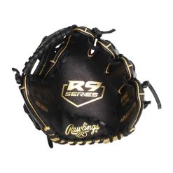 Cheapest 🛒 Rawlings R9 9.5" Baseball Training Glove: R9TRBG Black, Gold ⭐ -Glovegear Store 70f7 11 20 rawlings r9 9 5 baseball training glove r9trbg 33543 6 l