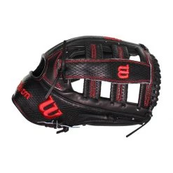 Best Pirce ⌛ Wilson A2K 12.75" SuperSkin Baseball Glove: WBW1000671275 Black ✨ -Glovegear Store 7345 07 20 wilson a2k 12 75 superskin baseball glove wbw1000671275 33323 4 l