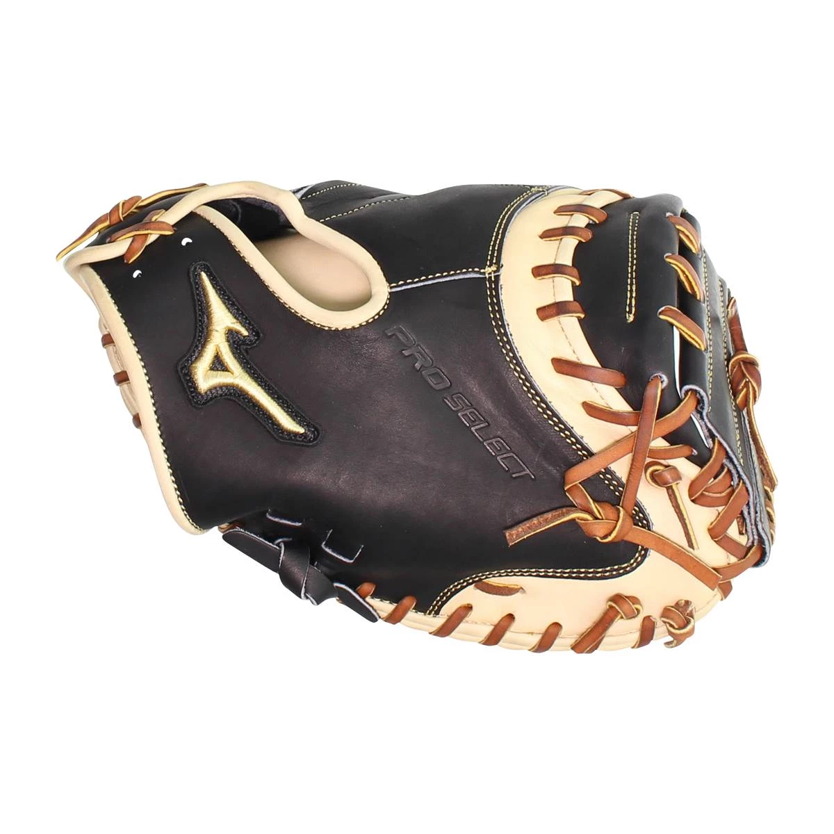 Coupon 😉 Mizuno Pro Select 33.5" Catcher's Mitt: GPS1BK-335C Black, Brown 😍 4 Coupon 😉 Mizuno Pro Select 33.5" Catcher's Mitt: GPS1BK-335C Black, Brown 😍 - Image 2